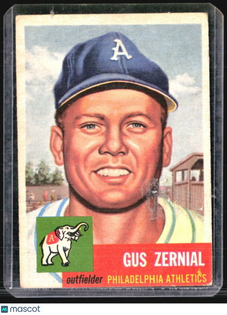 1953 Topps - #42 Gus Zernial