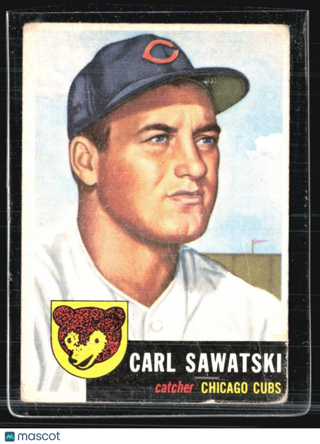 1953 Topps - #202 Carl Sawatski (RC)
