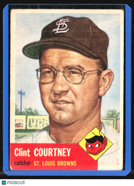 1953 Topps -  #127 Clint Courtney (RC)