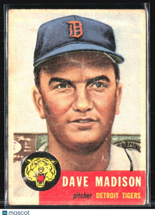 1953 Topps - #99 Dave Madison