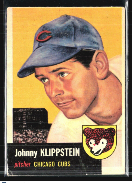 1953 Topps - #46 Johnny Klippstein