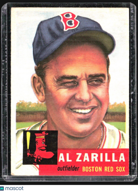 1953 Topps - #181 Al Zarilla
