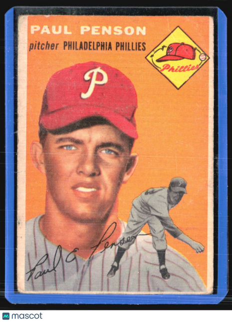 1954 Topps - #236 Paul Penson (RC)