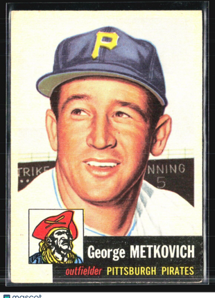 1953 Topps - #58 Catfish Metkovich (RC)