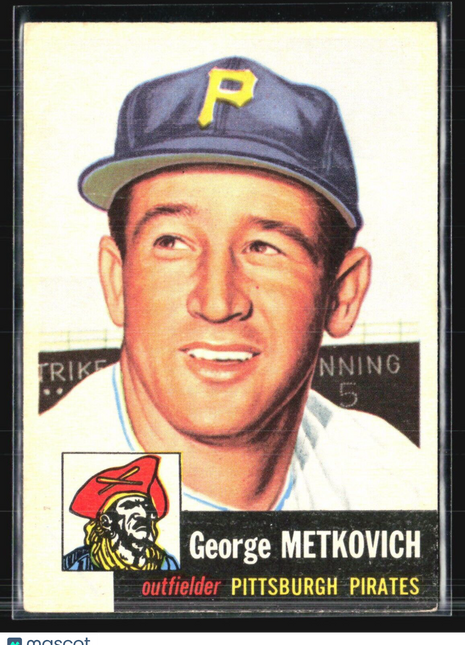 1953 Topps - #58 Catfish Metkovich (RC)