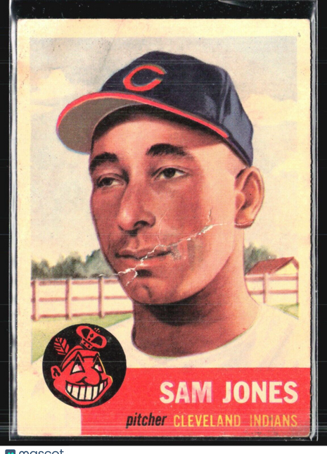 1953 Topps - #6 Sam Jones