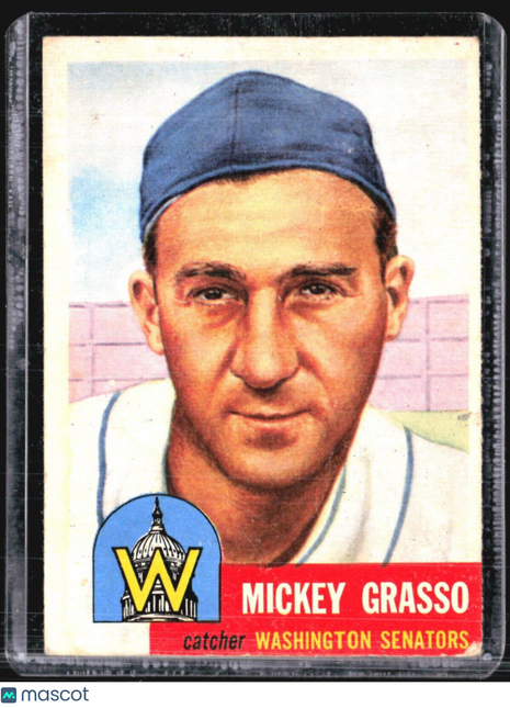 1953 Topps - #148 Mickey Grasso