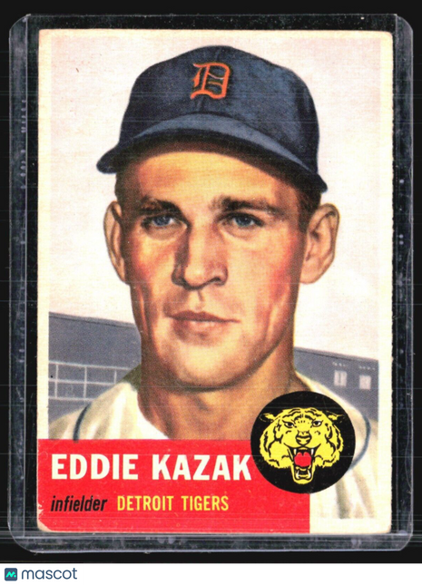 1953 Topps - #194 Eddie Kazak