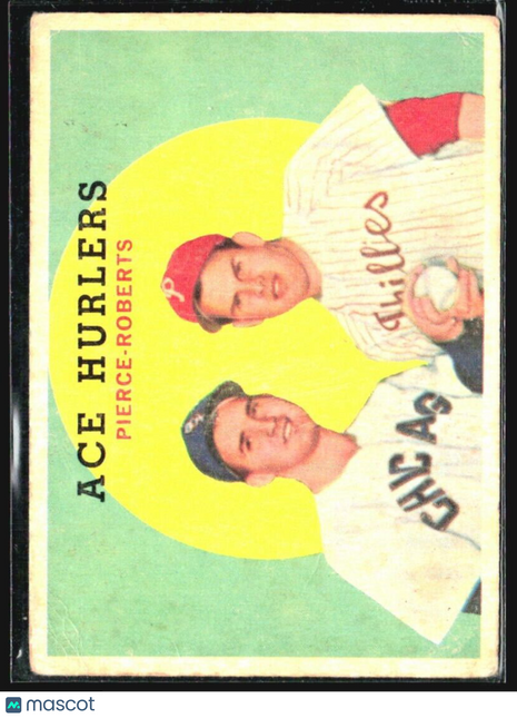 1959 Topps - Ace Hurlers #156 Robin Roberts, Billy Pierce