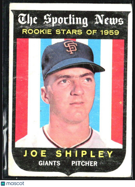 1959 Topps - Sporting News Rookie Stars #141 Joe Shipley (RC)