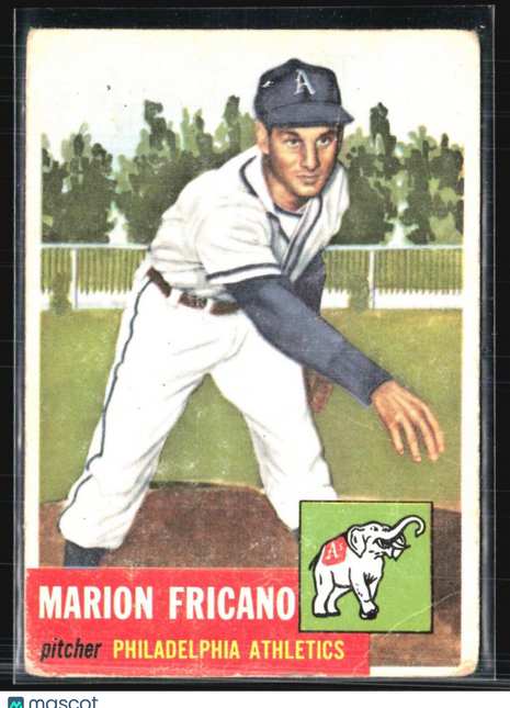 1953 Topps - #199 Marion Fricano (RC)