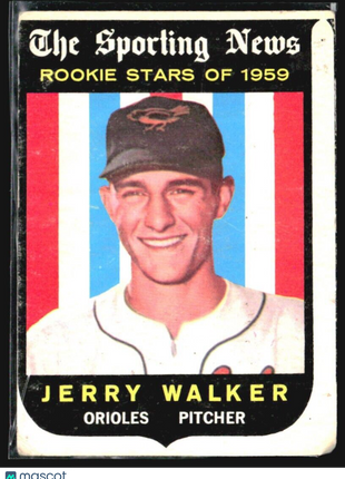 1959 Topps - Sporting News Rookie Stars #144 Jerry Walker