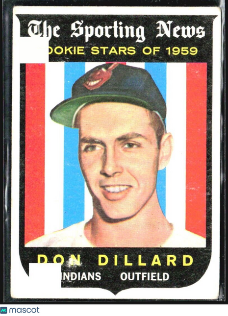 1959 Topps - Sporting News Rookie Stars #123 Don Dillard (RC)