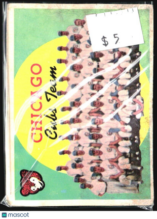1959 Topps - Fourth Series Checklist #304 Chicago Cubs