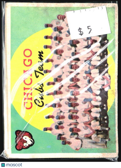 1959 Topps - Fourth Series Checklist #304 Chicago Cubs