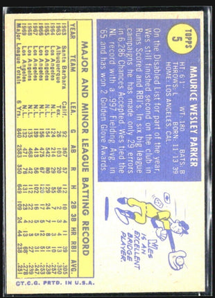 1970 Topps - #5 Wes Parker