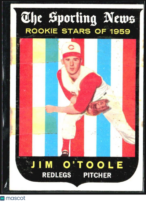 1959 Topps - Sporting News Rookie Stars #136 Jim O'Toole (RC)