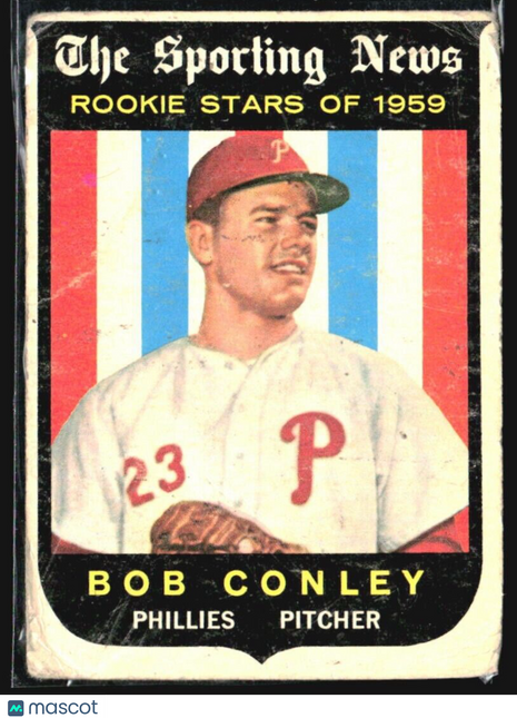 1959 Topps - Sporting News Rookie Stars #121 Bob Conley (RC)