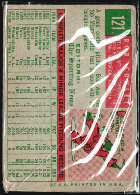 1959 Topps - Sporting News Rookie Stars #121 Bob Conley (RC)