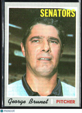 1970 Topps - #328 George Brunet
