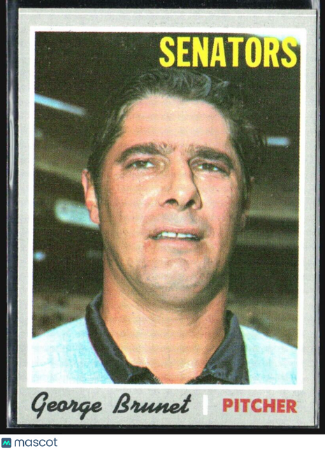 1970 Topps - #328 George Brunet