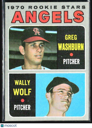 1970 Topps - 1970 Rookie Stars #74 Wally Wolf, Greg Washburn (RC)