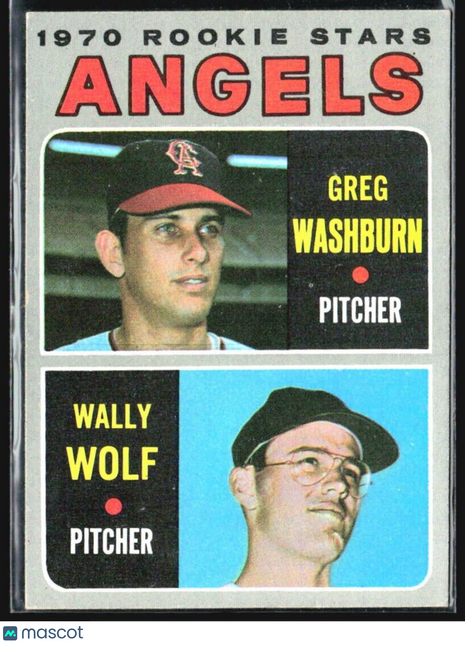 1970 Topps - 1970 Rookie Stars #74 Wally Wolf, Greg Washburn (RC)
