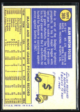 1970 Topps - #369 Alan Foster