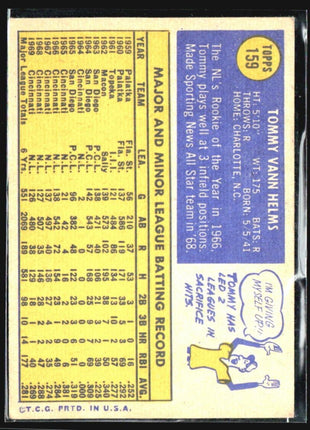 1970 Topps - #159 Tommy Helms