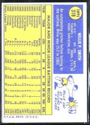 1970 Topps - #318 Willie Smith