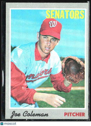 1970 Topps - #127 Joe Coleman