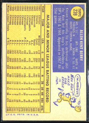 1970 Topps - #239 Ken Berry