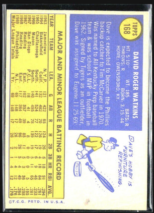 1970 Topps - #168 Dave Watkins (RC)