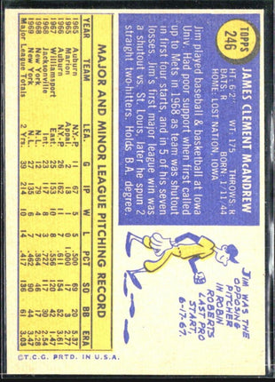 1970 Topps - #246 Jim McAndrew