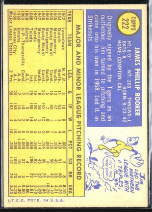 1970 Topps - #222 Jim Rooker