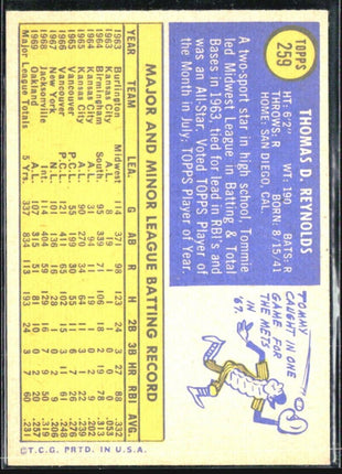 1970 Topps - #259 Tommie Reynolds