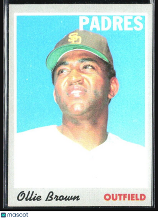 1970 Topps - #130 Ollie Brown