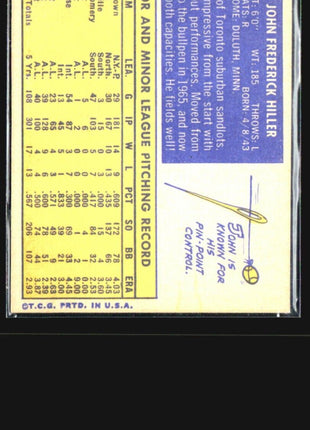 1970 Topps - #12 John Hiller