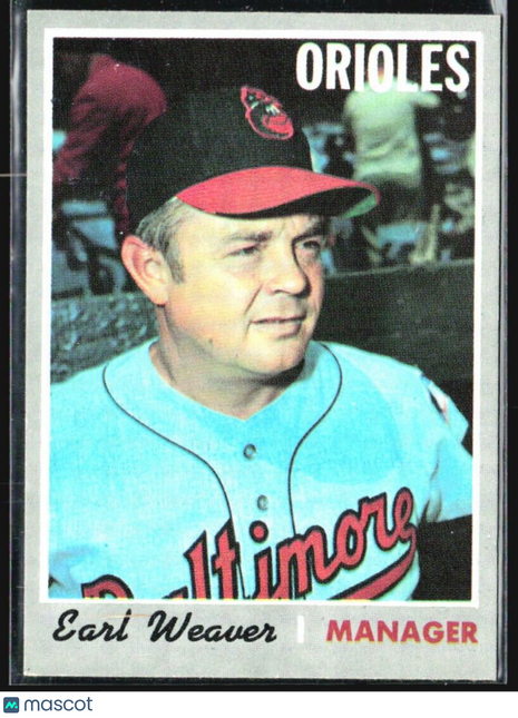 1970 Topps - #148 Earl Weaver