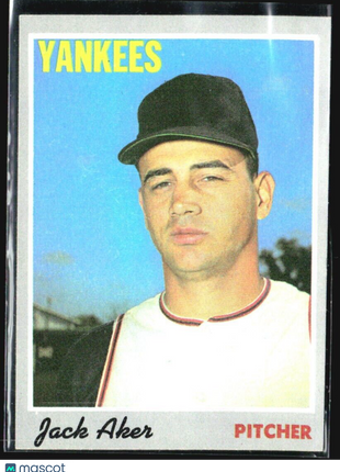 1970 Topps - #43 Jack Aker