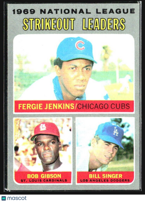 1970 Topps #71 Fergie Jenkins Bob Gibson Bill Singer