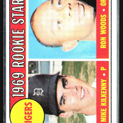 1969 Topps - High # #544 Ron Woods, Mike Kilkenny (RC)