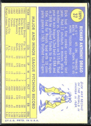 1970 Topps - #37 Dick Drago