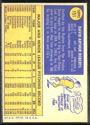 1970 Topps - #151 Dave Roberts