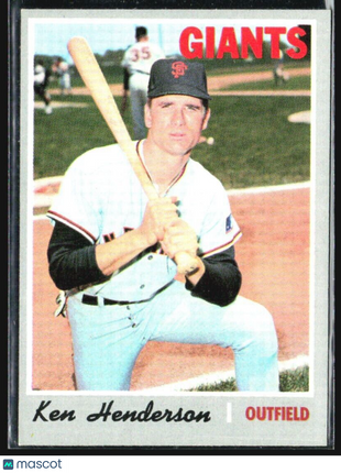 1970 Topps - #298 Ken Henderson