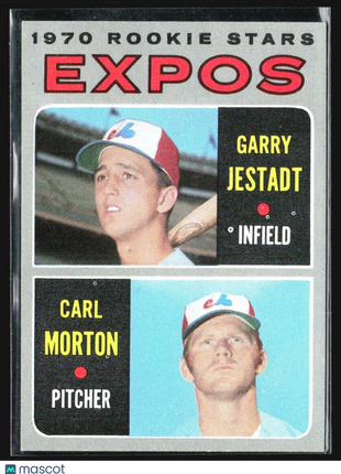 1970 Topps - 1970 Rookie Stars #109 Carl Morton, Garry Jestadt (RC)
