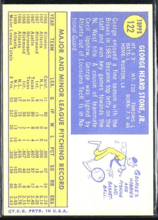 1970 Topps - #122 George Stone