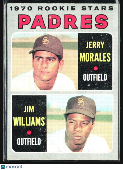 1970 Topps - 1970 Rookie Stars #262 Jerry Morales, Jim Williams (RC)