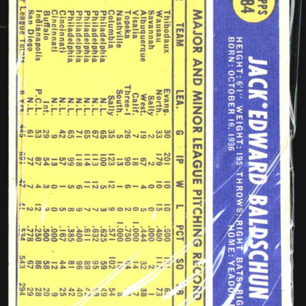1970 Topps - #284 Jack Baldschun