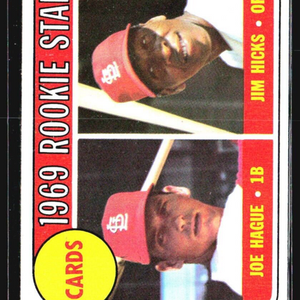 1969 Topps - High # #559 Joe Hague, Jim Hicks (RC)